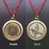 Dhumavati Yantra Locket Gold Plated