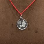Chandra Yantra Locket In Silver / चाँदी में चंद्र यंत्र लॉकेट - 5 Grams