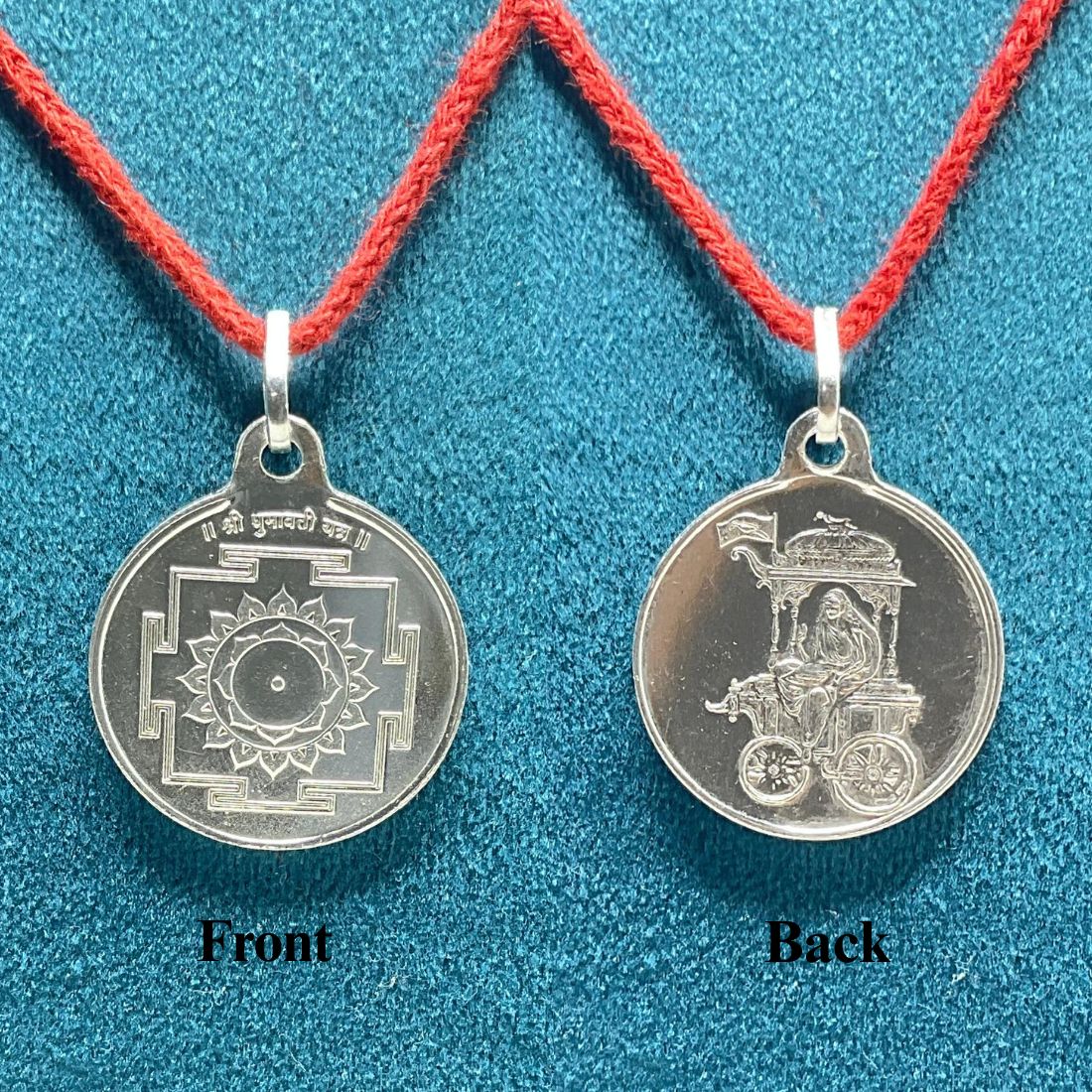 Dhumavati Yantra Locket Silver