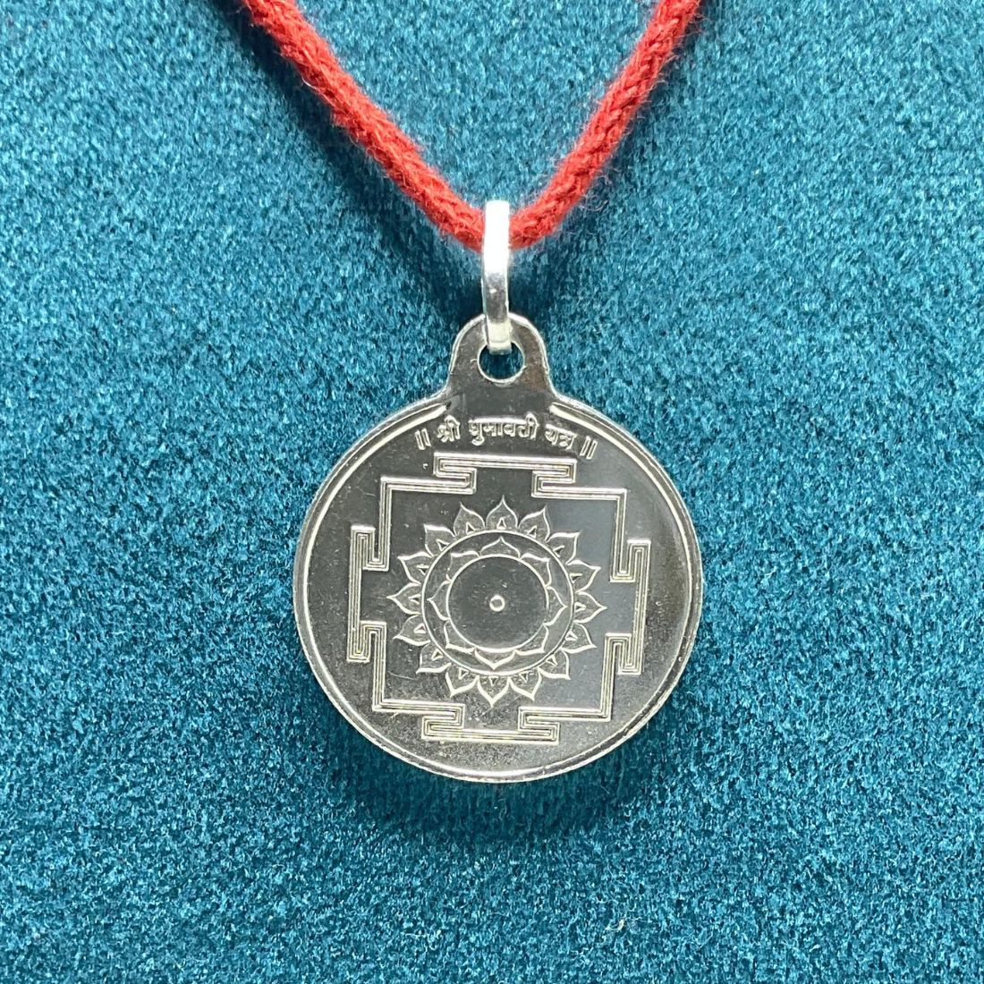 Dhumavati Yantra Locket Silver