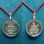 Saraswati Yantra Silver Locket -1 Inch (5 Gms)