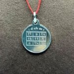 Shani Yantra Locket In Silver / शनि यंत्र लॉकेट चांदी में - 5 Grams