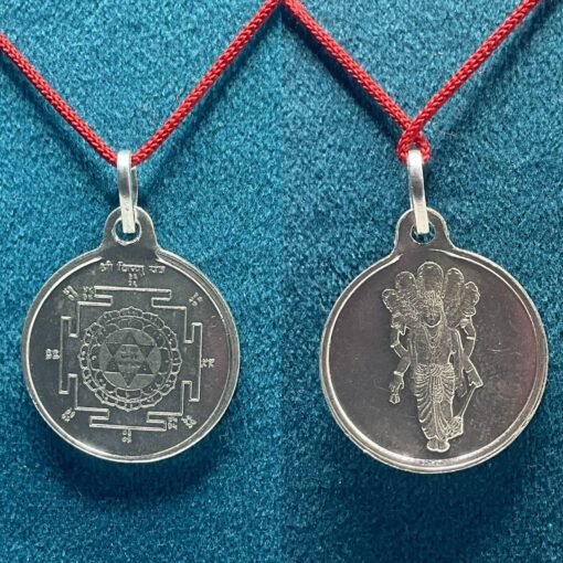 Vishnu Yantra Silver Locket