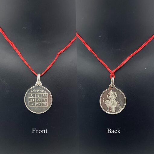 budha yantra silver locket