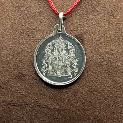 Ganesha Yantra Silver Locket - 5 Grams