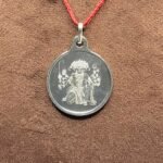 Panchmukhi Hanuman Yantra Locket In Silver Big Size- 10 Grams