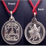 Durga Bisa Yantra silver locket