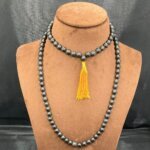 Black Agate Mala UP C