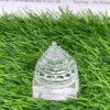 Crystal Sphatik Shree Yantra (139 Grams )2.25 Inches