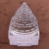 शुद्ध Sphatik Meru Sri Yantra - 2.25 Inches-117 Grams - स्फटिक मेरु श्री यन्त्र