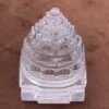 ( स्फटिक श्री यंत्र ) Sphatik/Crystal Shri Yantra -185 Grams - 2.5 Inches