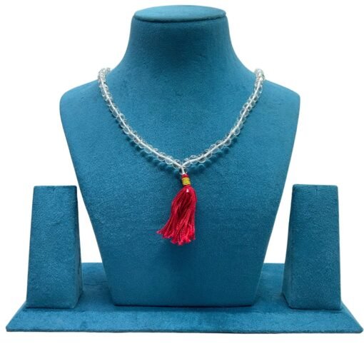 Crystal Sphatik Simple Mala 7Mm