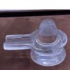 Plain Sphatik Crystal Jaladhari Shivling 2.75 Inches 351 Grams