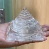 South Indian Sphatik Shree Yantra 3.25 Inches 730 Grams 18 South Indian Sphatik Shree Yantra 3.25 Inches 730 Grams