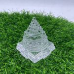 Sphatik Crystal Shree Yantra 360 Grams ( 3 By 3 Inches)