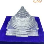 South Indian Sphatik Shree Yantra 3.25 Inches 730 Grams