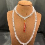 Crystal Diamond Cutting Mala 9MM UP