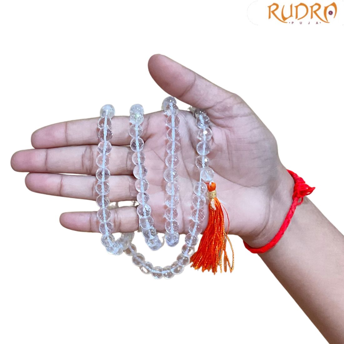 Crystal Mala Diamond Cut Beads 9mm