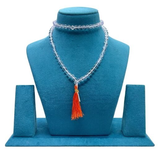 Diamond Cut Sphatik Mala Original 7 Mm