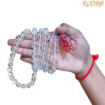 Spatika Diamond Cut Mala 10mm