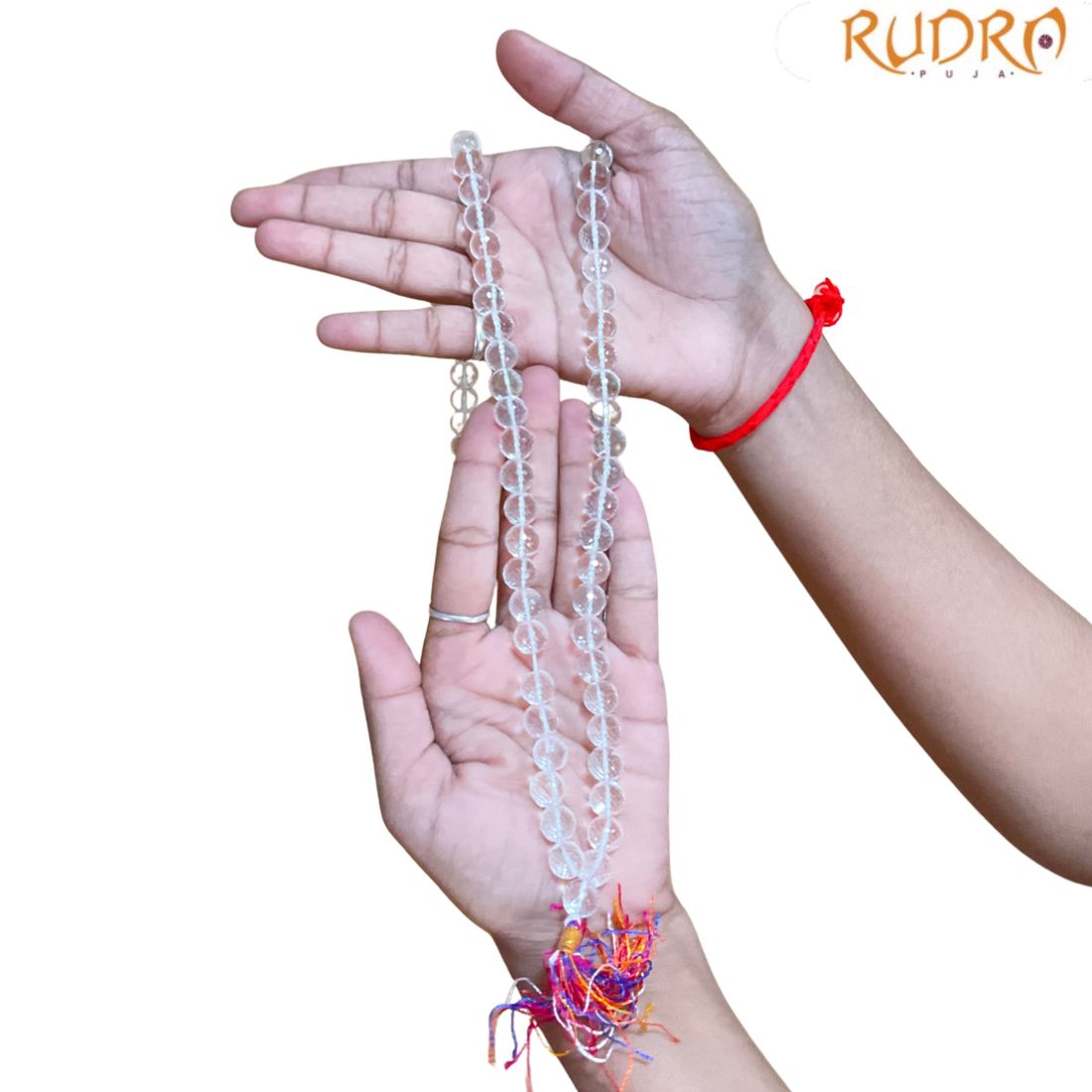 Spatika Diamond Cut Mala 10mm