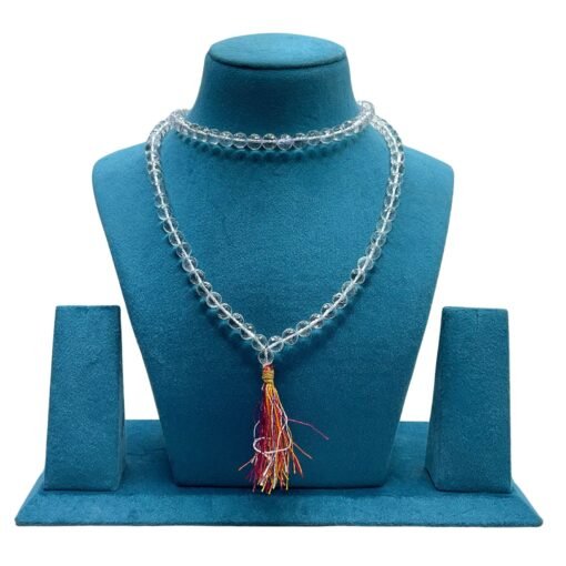 Sphatik Mala Original Diamond Cut 8Mm