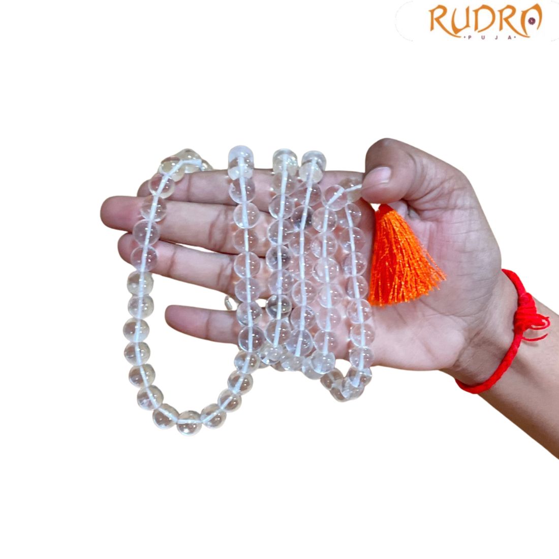 Sphatik plain Mala 10MM