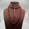 red coral mala