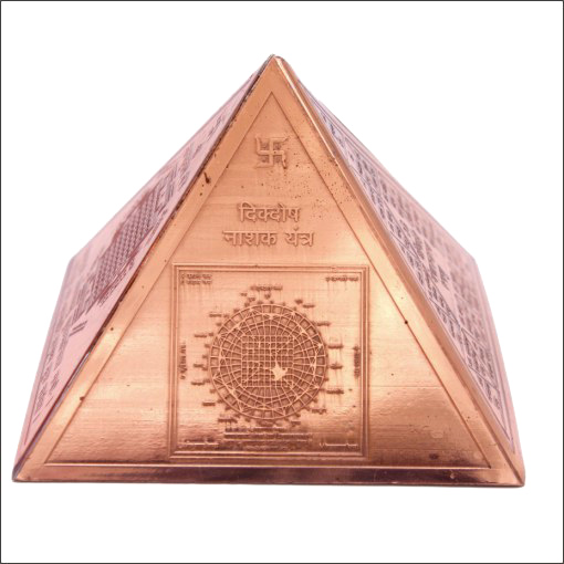 Copper Vastu Pyramid For Vastu Remedies Rudrapuja
