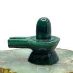 Green Jade Shivling 2.25 Inch ( 137 Gram )