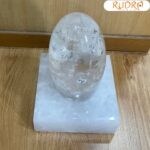 Sphatik Crystal Lingam for Temple 16 kg 375 Grams (13 inch)