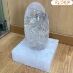 Sphatik Crystal Lingam for Temple 16 kg 375 Grams (13 inch)