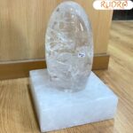 Sphatik Crystal Lingam for Temple 16 kg 375 Grams (13 inch)
