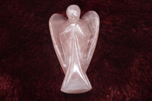 Rose Quartz Angel Figurines 3 Inches