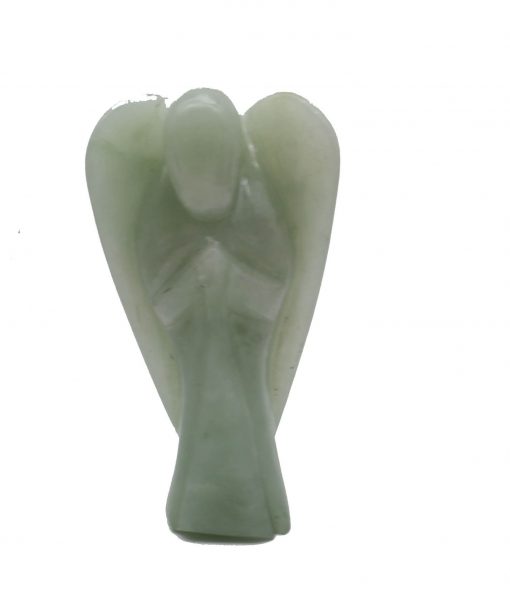 Green Jade Angel Figurine 3 Inches