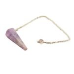 Amethyst pendulum triangle