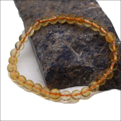Yellow Citrine Natural Stone Bracelet | PlayHardLookDope