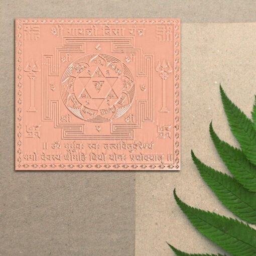 Gayatri Bisa Yantra Copper 3 Inch