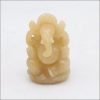 Yellow Jade Ganesha Idol. 3 Inches