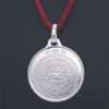 kuber yantra locket in silver
