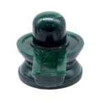 (Margaj) Green Jade Shivaling-4 inch-1300 gm