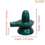 Green Jade Shivaling - 2 Inches - (97 Grams)