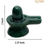 Green Jade Shivaling 2 Inches ( 98 Gram )
