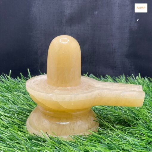 Yellow Jade Shivling 450 gm