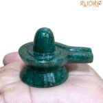 Green Jade Shivling - 1.75 Inches - (101 Grams)