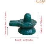 Green Jade Shivling - 1.75 Inches - (101 Grams)
