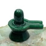 Green Jade Shivling 2.50 Inches (130 Gram )