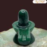 Green Jade Shivling 2.50 Inches (130 Gram )