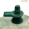 Green Jade Shivling 2.50 Inches (130 Gram ) 12 Green Jade Shivling 2.50 Inches (130 Gram )