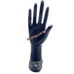 Crystal Rudraksha Bracelet Diamond Cut Shaped - 8 MM